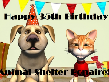 Happy Birthday Animal Shelter Bonaire